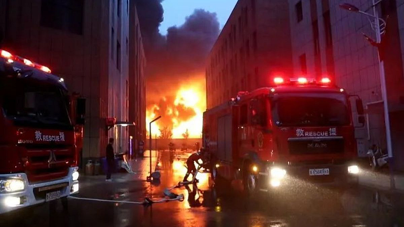 Fire In China
