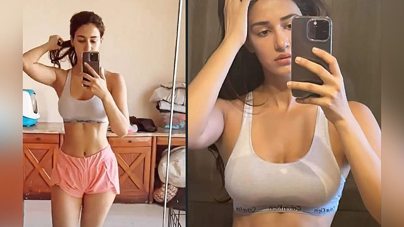 Disha Patani gets mercilessly trolled for flaunting her toned abs post workout session