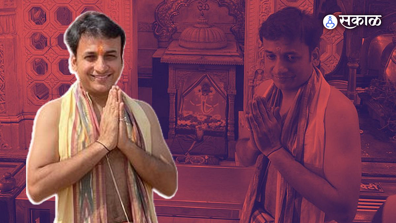Sankarshan Karhade shared post about devotional experience of ganpati pule