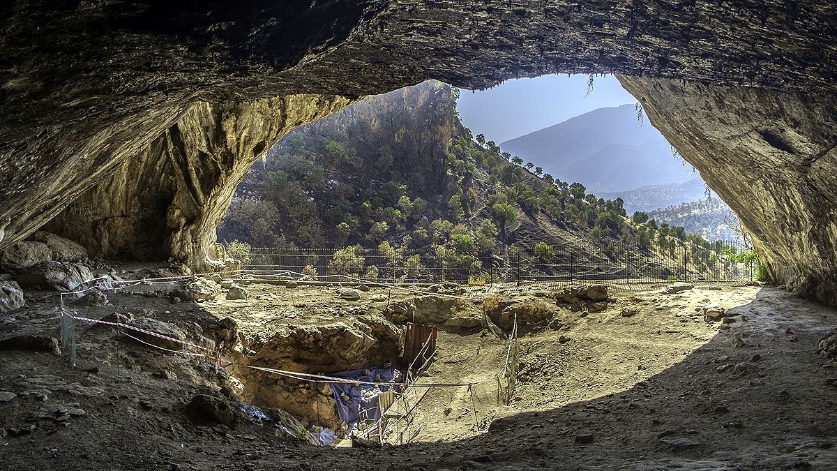 Archeological work at Shanidar Cave, Bagdad