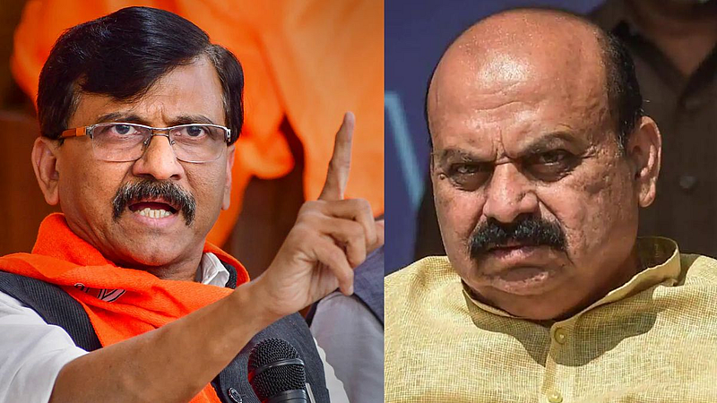 Sanjay Raut vs Basavaraj Bommai