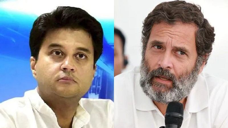 jyotiraditya scindias and Rahul Gandhi