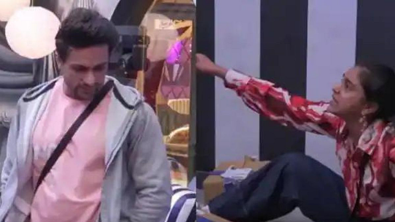 Bigg Boss 16 Shalin Bhanot anger on sumbul touqueer khan kick on a table and actress fell ill