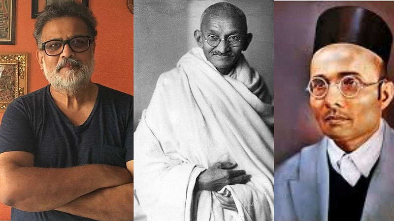 Tushar Gandhi, VD Savrkar and Mahatma Gandhi