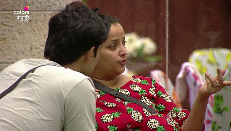 Apurva Nemlekar On task, discussion with trishul,akshay, Big Boss Marathi 4.