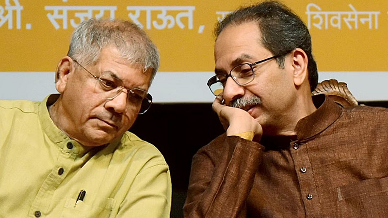 Uddhav Thackeray Prakash Ambedkar