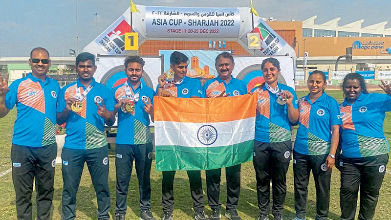Medals in Archery Competition