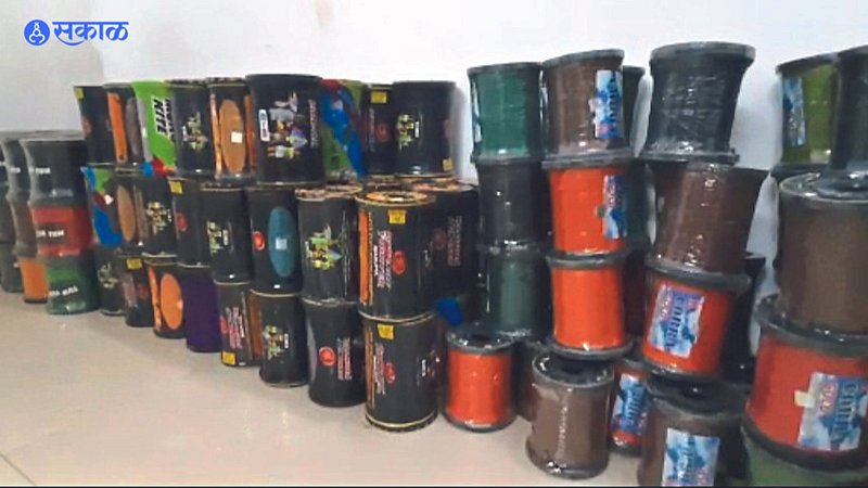 nylon manja stock