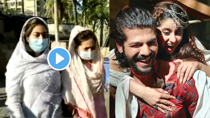 TV actor Tunisha Sharma death case Sheezan Khan Sister and mother arrived crematorium ground