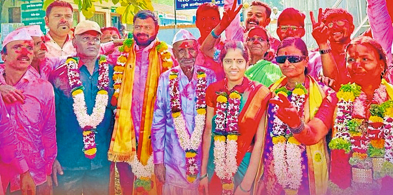माळेगावच्या सरपंचपदी
नंदा चौधरी विजयी