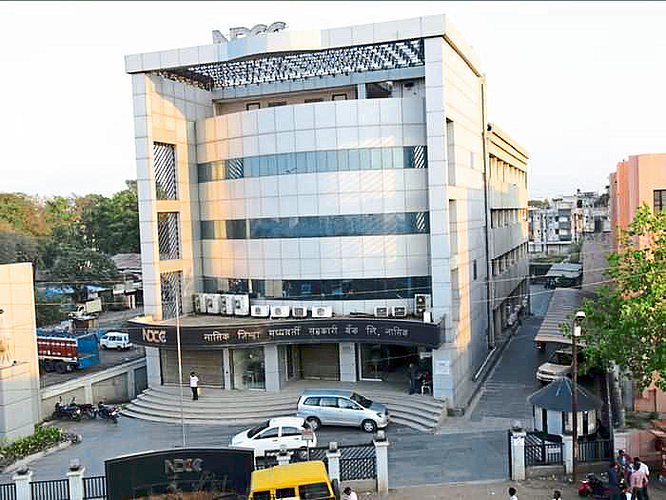 Zilla Bank new building near Kanda Batata Bhavan