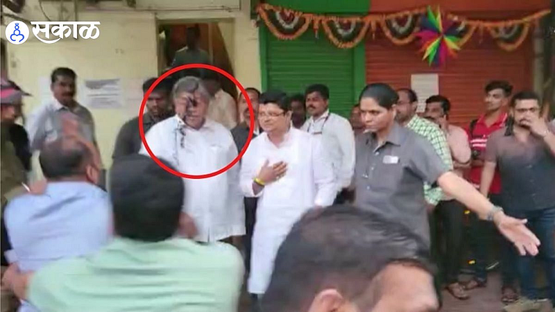 Chandrakant patil attack case Withdraw suspension of police Demand of Sambhaji Brigade and social organization