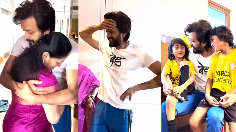 On Riteish Deshmukh’s Birthday, Wife Genelia Deshmukh gives special gift actor shared video