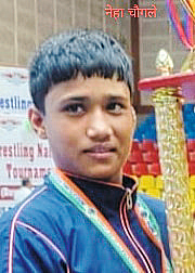 कुस्ती स्पर्धेसाठी महाराष्ट्र संघातून निवड