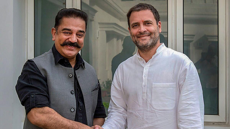 Rahul Gandhi and Kamal Haasan