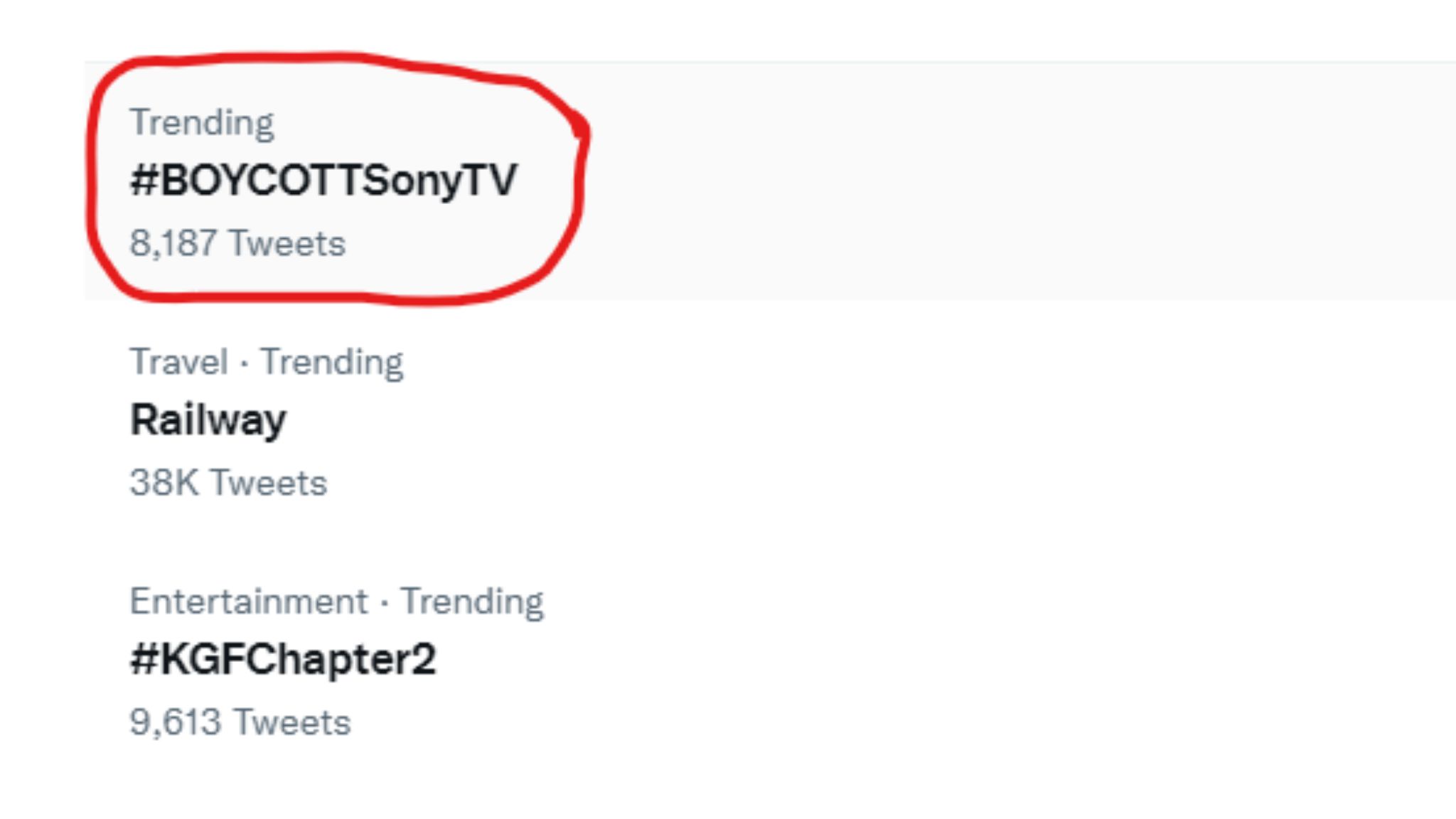 bycott sony tv