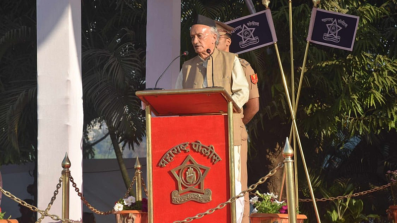 Bhagat Singh Koshyari statement respect among the public for police as like army mumbai