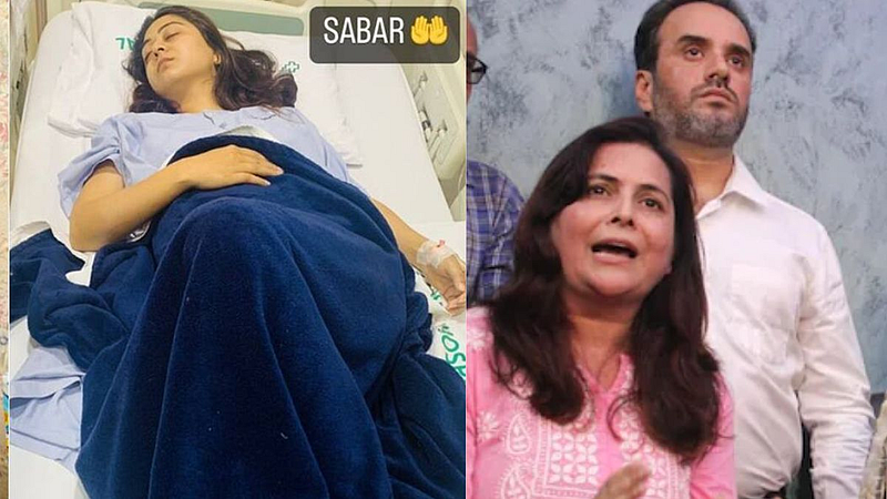 Falaq Naaz Hospitalized