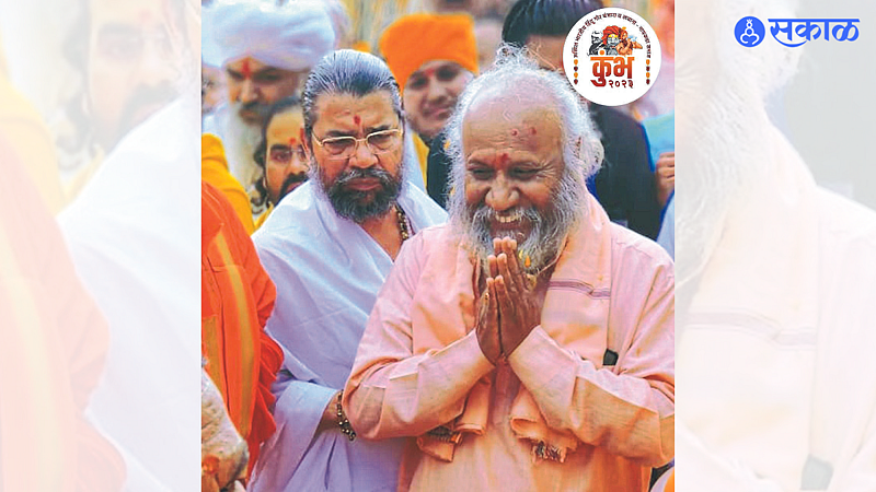 Saints entering the All India Hindu Gor Banjara-Nyakada Kumbha, which is taking place from Wednesday.