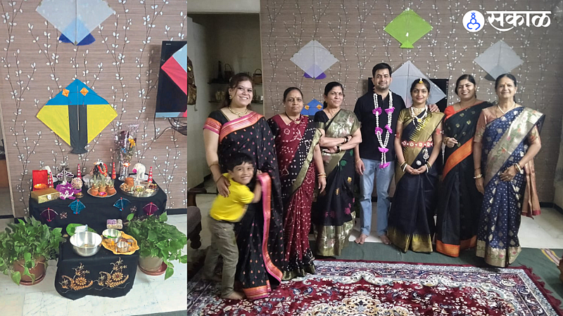 Varieties of halwa on Tilvan festival & Manolkar family celebrating Tilavan festival