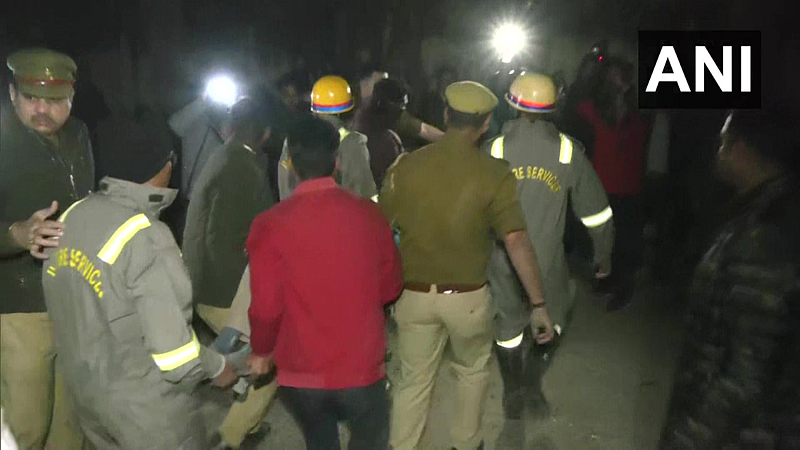 Lucknow Building Collapsed
