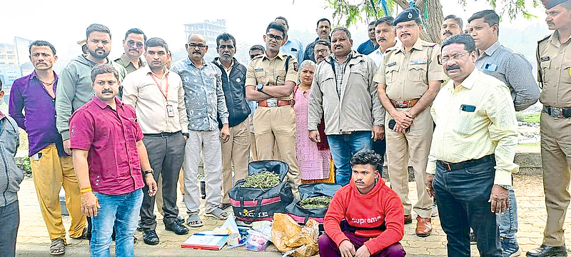 Deputy Superintendent of Police S. Hrishikesh Reddy and team