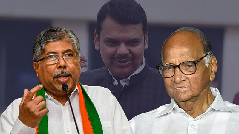 Sharad Pawar and Chandrakant Patil