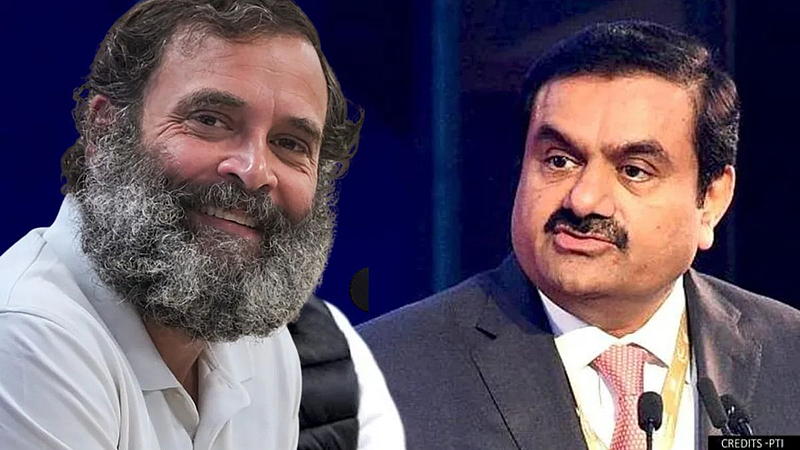 Rahul Gandhi and Gautam Adani