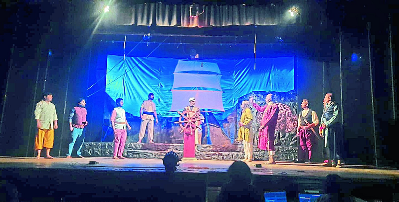 An episode from the play 'Chetukwara'.