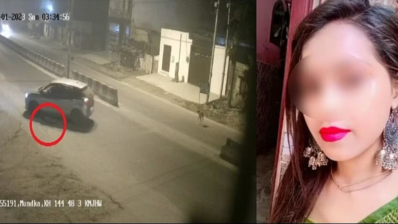 Delhi Girl Accident