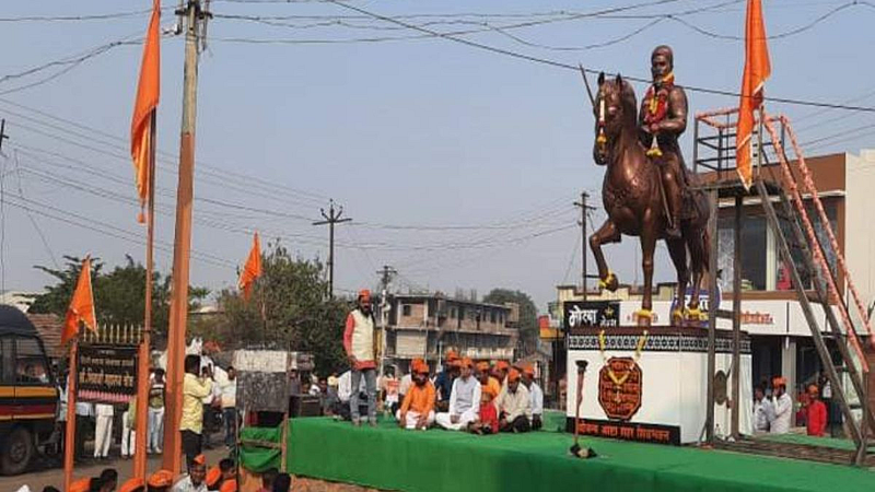 Statue of Chhatrapati Shivaji Maharaj in Ashta Sangli