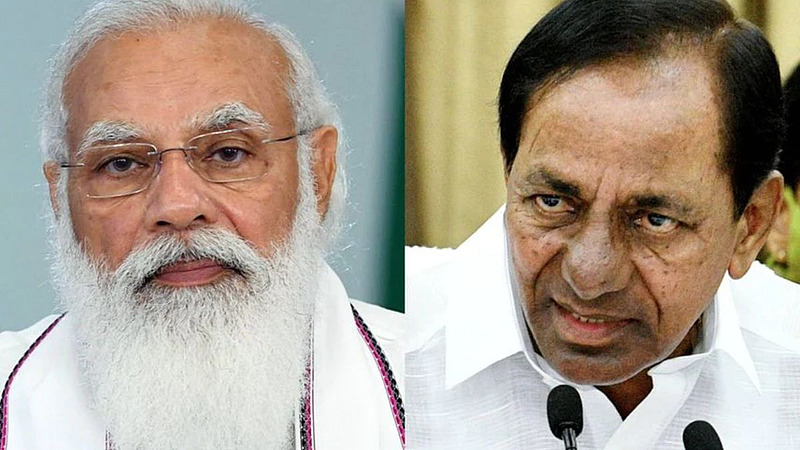 KCR and Narendra mOdi