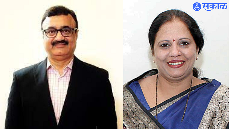 MLA Devyani Farande and Municipal Commisioner Chandrakant Pulkundwar