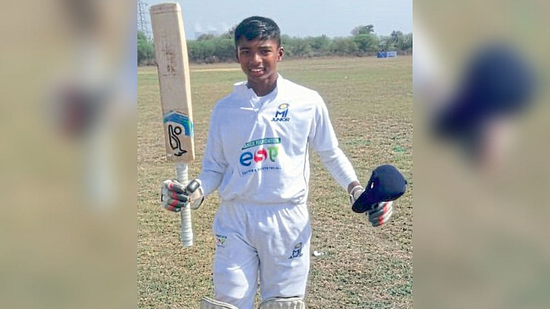 inter-school cricket tournament Yash Chawde 508 not out nagpur sport