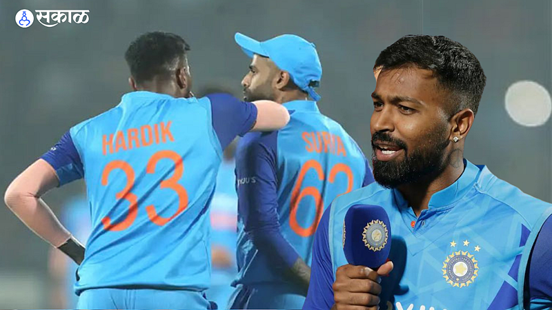 hardik pandya disheartened with shot Suryakumar Yadav