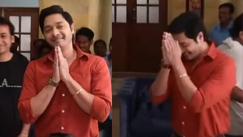 majhi tujhi reshimgath last day of shoot, shreyas talpade, majhi tujhi reshimgath last episode, prarthana behere