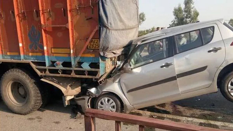 Road Accident in Ambala