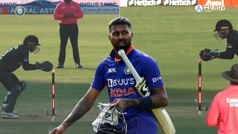 Hardik Pandya wicket controversy