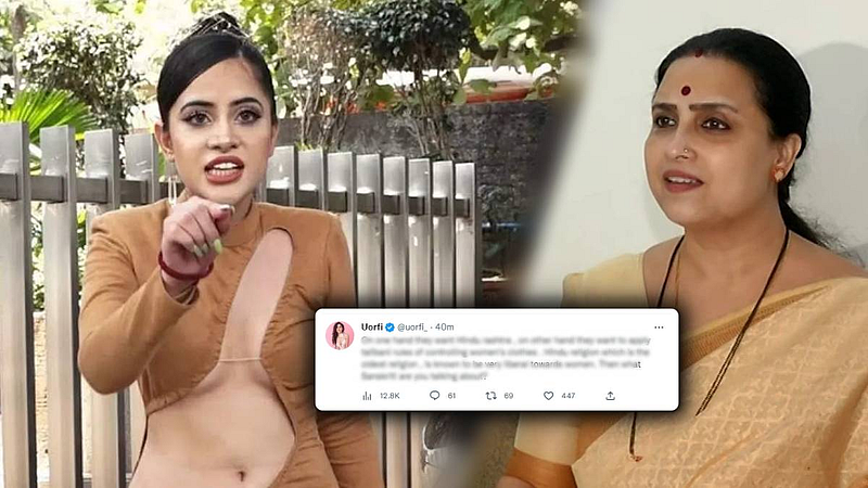 (Uorfi Javed and Chitra Wagh Controversy