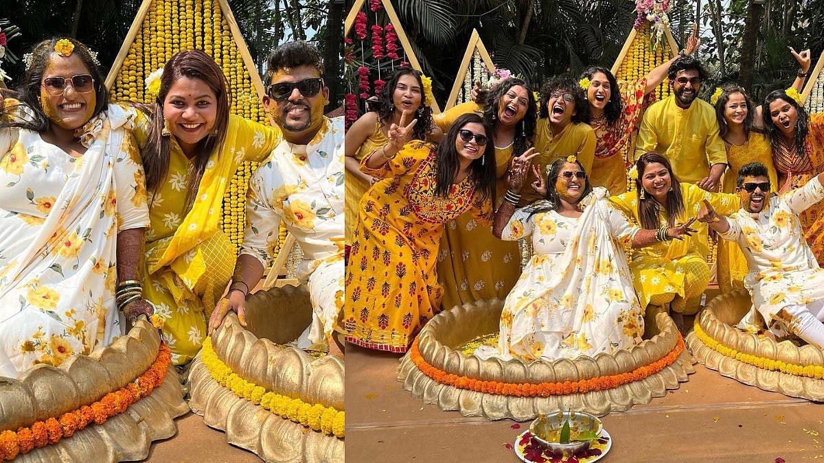 Vanita Kharat Wedding: हळद लागली, नवरी नटली.. वनीताच्या हळदीत मराठी ...