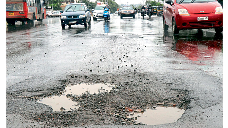 road potholes
