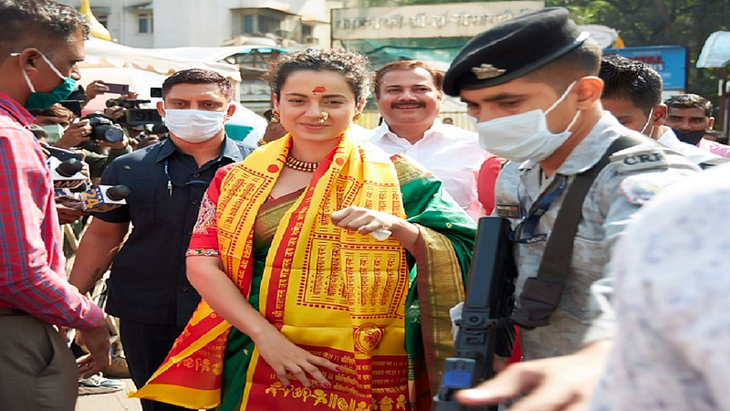 कंगना रानौतचं मुंबईत परतली; ठाकरे सरकाला पुन्हा डिवचले