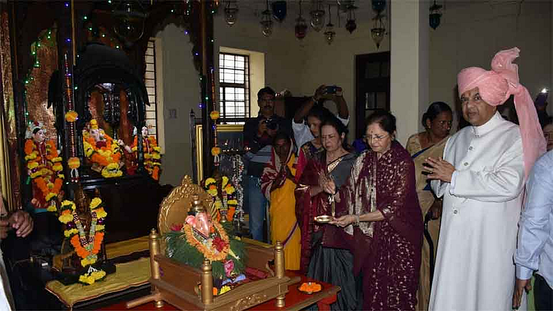 सांगली संस्थानच्या "श्रीं' ची प्रतिष्ठापना