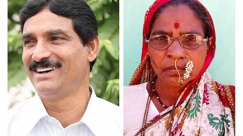 POPATRAO PAWAR AND RAHIBAI AWAED IN PUNE