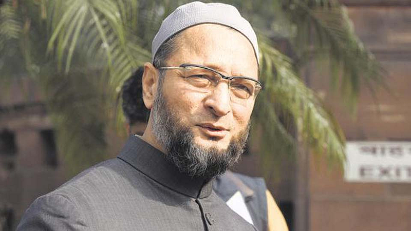asaduddin owaisi reaction on modi modi chants in front of him in surat gujrat politics