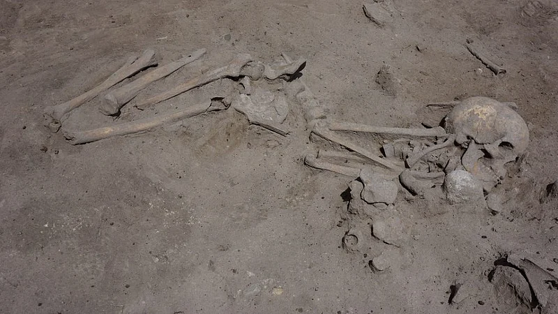 skeleton of man found behind buglow of ZP officer