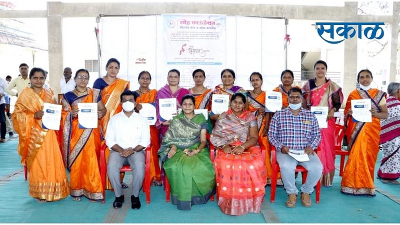 Former Panchayat Samiti chairperson Sunita Gadakh has said that health wealth is important for life.jpg}