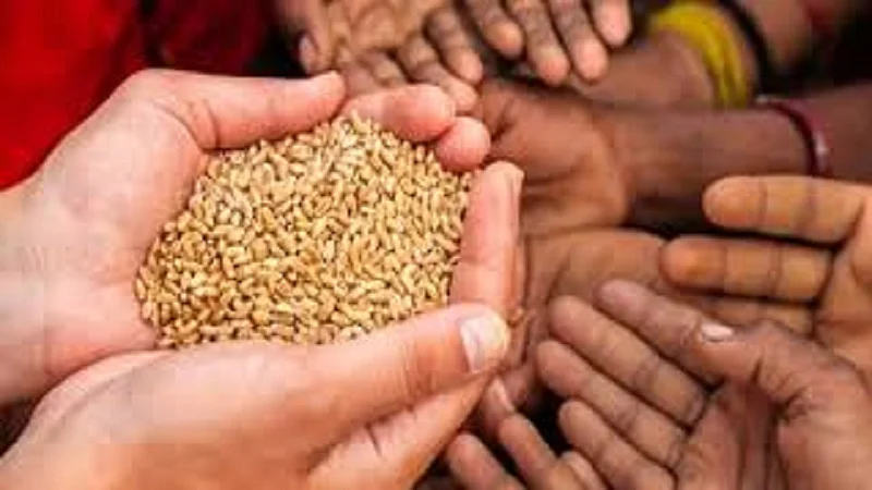 From 1st May Grains were distributed to more than 3 lakh orange ration card holders.jpg