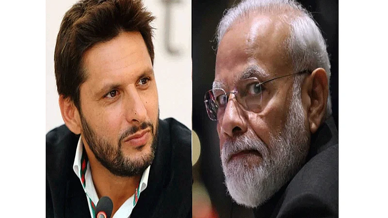 Indo Pak relation damaged because of Modi says Shahid Afridi