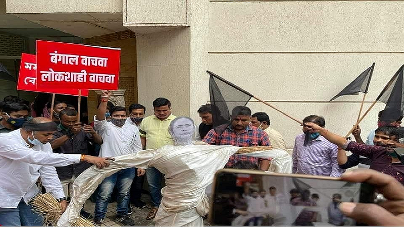 जे.पी. नड्डा यांच्यावर झालेल्या हल्ल्याचा राम कदमांकडून निषेध, घाटकोपरमध्ये मोर्चा